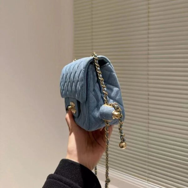 Chanel Velvet With Strass Charm Strap As1786 Mini Flap Bag
