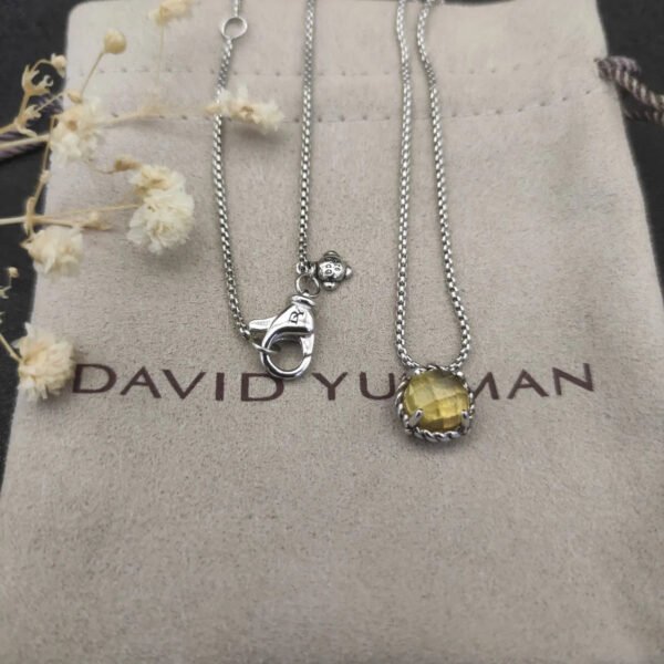 1E2A2C44-AF7D-E452-F96E-6743052260F3.jpg Petite Chatelaine® Necklace Sterling Silver with Citrine, 10mm