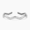 1F00092A-84B6-AEF0-D2FA-0D09DE5C43EB.jpg Zig Zag Stax??Cuff Bracelet Sterling Silver with Diamonds, 5mm