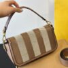Fendi Baguette striped fabric bag