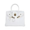 1F74A66A-4366-22AC-7133-AE9040DE2047.jpg Birkin 30 Bag White Clemence Leather with Gold Hardware