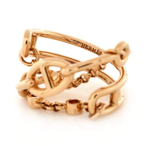 1FF39330-553D-79E2-3B78-D22B0DDF10AE.jpg Chaine d'Ancre Chaos Ring 18K Rose Gold with Diamonds Medium