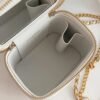 Chanel Small Vanity With Chain White For Women, Women&rsquo;s Bags 4.3in/11cm