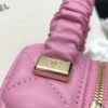 Chanel Vanity Case Shiny Gold Pink Bag For Women 9.5cm/3.7in