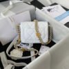 Chanel Mini Flap Bag With Top Handle Gold Hardware White For Women, Women&rsquo;s Handbags, Shoulder Bags 7.9in/20cm AS2431