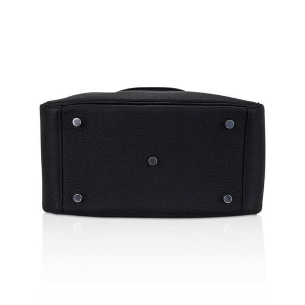 218ABC23-5278-341C-D292-DBF42AB0F6AE.jpg Lindy 26 Bag Black Clemence Leather with Palladium Hardware