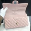 219A4A27-1512-FDC1-DE75-B62ECC34922A.jpg Chanel Medium Classic Double Flap Light Pink Caviar Light Gold Hardware