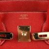 Birkin 28 Bag Rouge Casaque Candy Limited Edition Epsom Gold