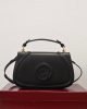 Gucci Blondie Leather Top Handle Black 27x17cm