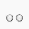 Petite Chatelaine&reg; Stud Earrings Sterling Silver with Pearls