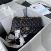 Chanel Small Classic Handbag Grained Calfskin & Gold-Tone Metal