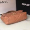 239DC2DE-6C08-E455-D5AE-1B62E0AA20BB.jpg Chanel 19 Handbag 26cm Brown For Women AS1160