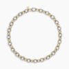 23B59F46-BBA7-A57E-42F6-10741E28F728.jpg Oval Link Chain Necklace Sterling Silver with 18K Yellow Gold, 16mm