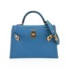 24AC626C-F44B-D7F0-1CC9-A9B918B7BC6F.jpg Mini Kelly 20 Bag Sellier New Blue Jean Epsom Leather with Gold Hardware