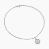 2576C7FB-8489-DD73-4F29-CA6F450ABEFA.jpg Initial Charm Necklace Sterling Silver with Diamond R