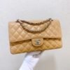 25B64382-0709-F401-A323-609E45F2F76D.jpg CHANEL Dark Beige Caviar Medium Classic Double Flap Bag