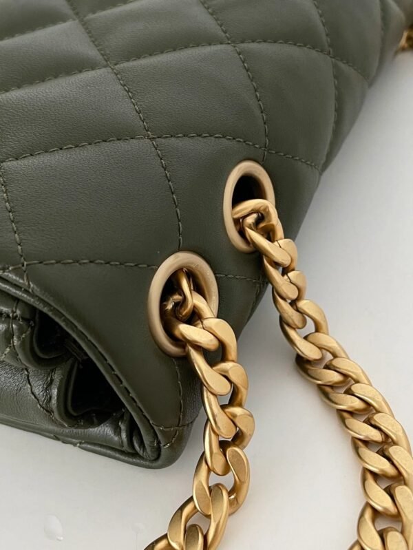 Chanel Small Flap Bag Green For Women, Women&rsquo;s Bags 8.7in/22cm