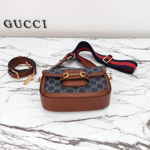 25DCFECE-66DF-52CE-9AB7-F6C3ADF95B2B.jpg Gucci Horsebit 1955 Demin Mini Shoulder Bag