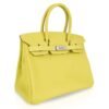 Birkin 30 Bag Rare Lime Candy Limited Edition Gris Perle Interior Palladium