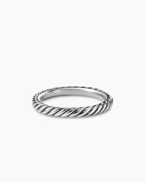 Cable Collectibles&reg; Stack Ring Sterling Silver, 3mm
