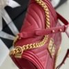 Chanel Medium Boy Handbag Red For Women 9.8in/25cm A67086