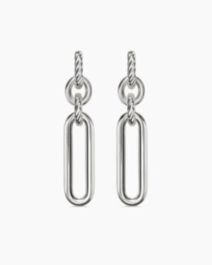 27622FCD-86B5-74BC-7637-BB84C4477181.jpg Lexington Double Link Drop Earrings Sterling Silver, 53mm