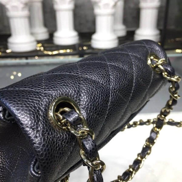 Chanel Mini Flap Bag Caviar Black For Women, Women&rsquo;s Bags, Shoulder And Crossbody Bags 6.7in/17cm A35200