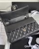 Chanel Classic Handbag Lambskin & Silver Metal A01112