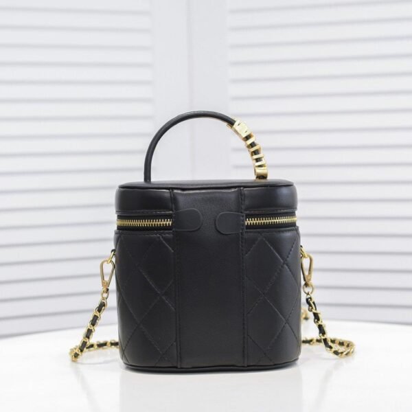 Chanel limited edition small bucket bag - black