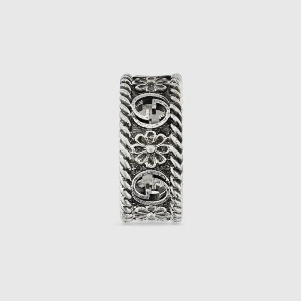 INTERLOCKING SILVER RING
