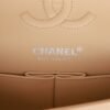 2C11CC6B-F04C-AD43-6F0E-D968FE206D8D.jpg Small Classic Double Flap Beige Lambskin Silver Hardware
