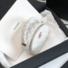 Chanel Vanity Case Shiny Gold White Bag For Women 9.5cm/3.7in