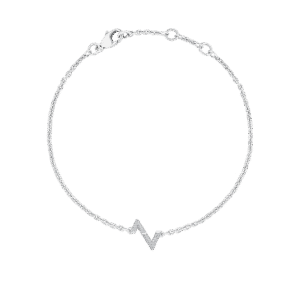 2CA73BEA-F589-D6A5-8943-90E1DB180690.png Volt Upside Down Chain Bracelet, White Gold And Diamonds