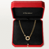 LOVE NECKLACE, 2 DIAMONDS