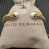 2DFE4BF6-6DBD-E8E1-54B8-CB72AB825FE1.jpg 7mm Cable Bracelet with Pearls & Diamond Accents ??Gold Cap