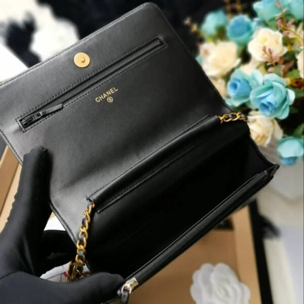 Chanel Lambskin Leboy W-Chain Bag 80287