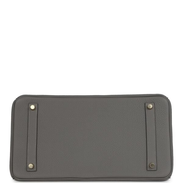 Birkin 35 Handbag Grey Togo with Gold Hardware