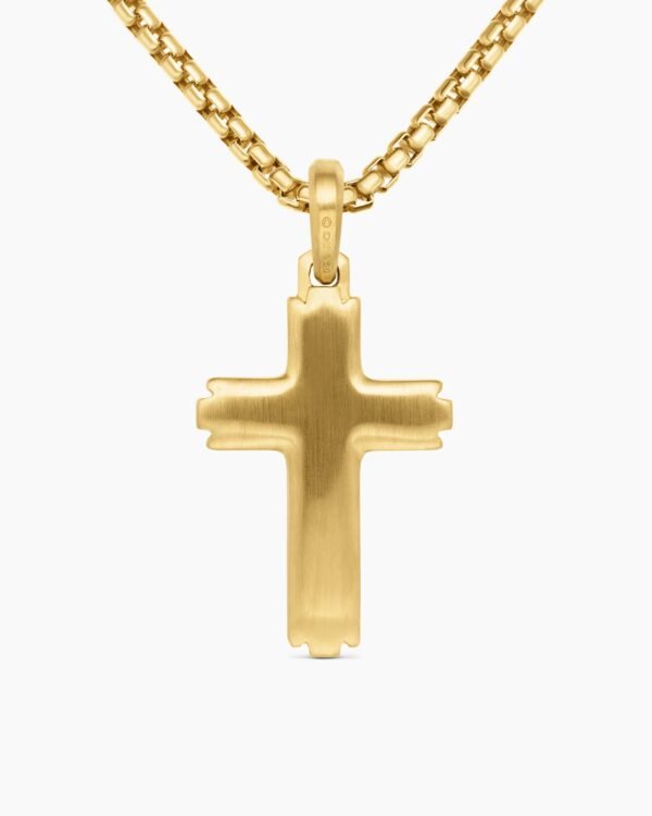 2FCA4196-6698-66F1-8DFA-E7CAF1BF07D9.jpg Cross Pendant 18K Yellow Gold with Diamonds