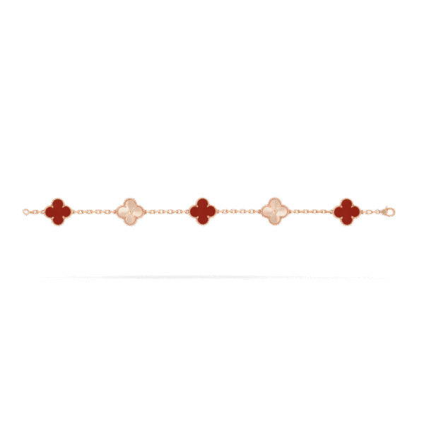 Vintage Alhambra bracelet, 5 motifs