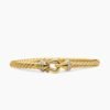 Buckle Cablespira&reg; Bracelet 18K Yellow Gold with Diamonds, 5mm