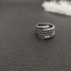 30C37963-C1F5-1BD8-F543-E6E00CFBDC69.jpg David Yurman Diamond Willow Serpentine Ring - 6