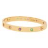 30C82262-67F7-73F5-5CA4-A2F121EEF4AC-1.jpg Multi Gem Love Bracelet in 18k Yellow Gold