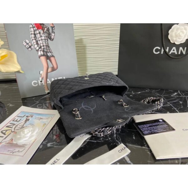 Chanel Denim Class-Flap Medium Bag As2071