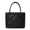 30FF2ACF-EF1B-D202-764C-4CC810C8CE39.jpg Caviar Quilted Medallion Tote Black