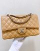3145CDA2-E098-44F3-E664-DC029A6884E4.jpg CHANEL Dark Beige Caviar Medium Classic Double Flap Bag