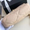 Chanel 19 Flap Bag Beige For Women 10.1in/26cm