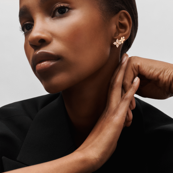 3223E0B6-036F-C99C-1E74-645273D98DF2_94df56bf-7d14-46f3-9bd8-e421a7c6902b.png Star Blossom Left Earring, Pink Gold And Diamonds - Per Unit