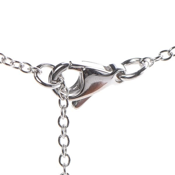 18K White Gold Diamond Etoile Filante Pendant Necklace