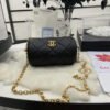 Chanel Bowling Mini Black Bag For Women 11cm/4.3in AS3384 B08482 94305