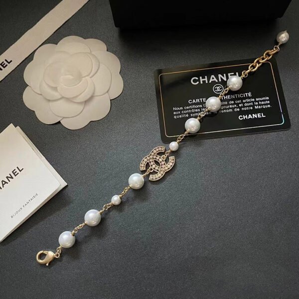 Pearl Double C Pearl Bracelet